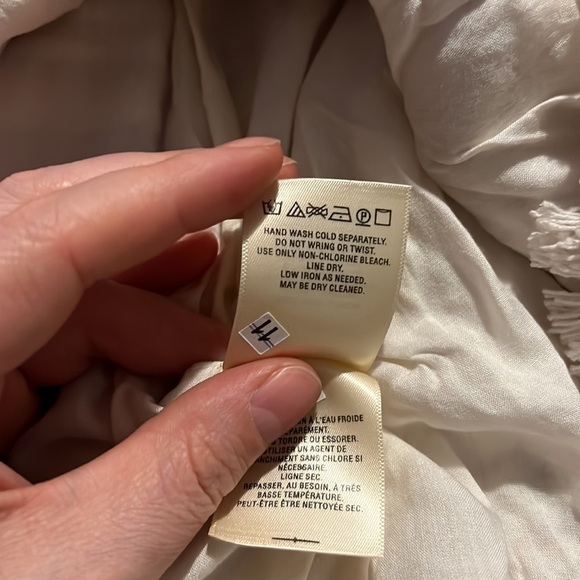 Holding Horses Anthropologie Avery Faux Wrap Tie Waist Mini Skirt Size 14 - Picture 9 of 9